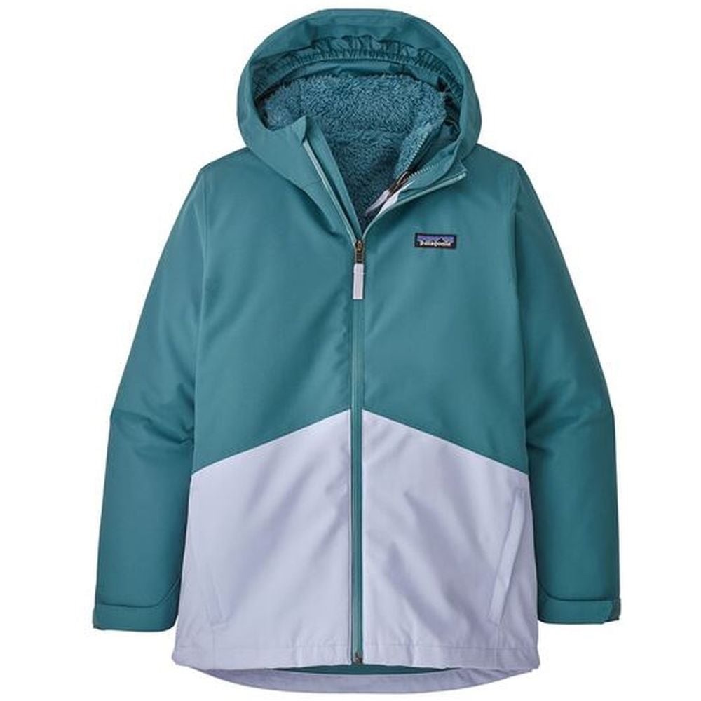Patagonia Teal/lilac Jacket youth small 7/8